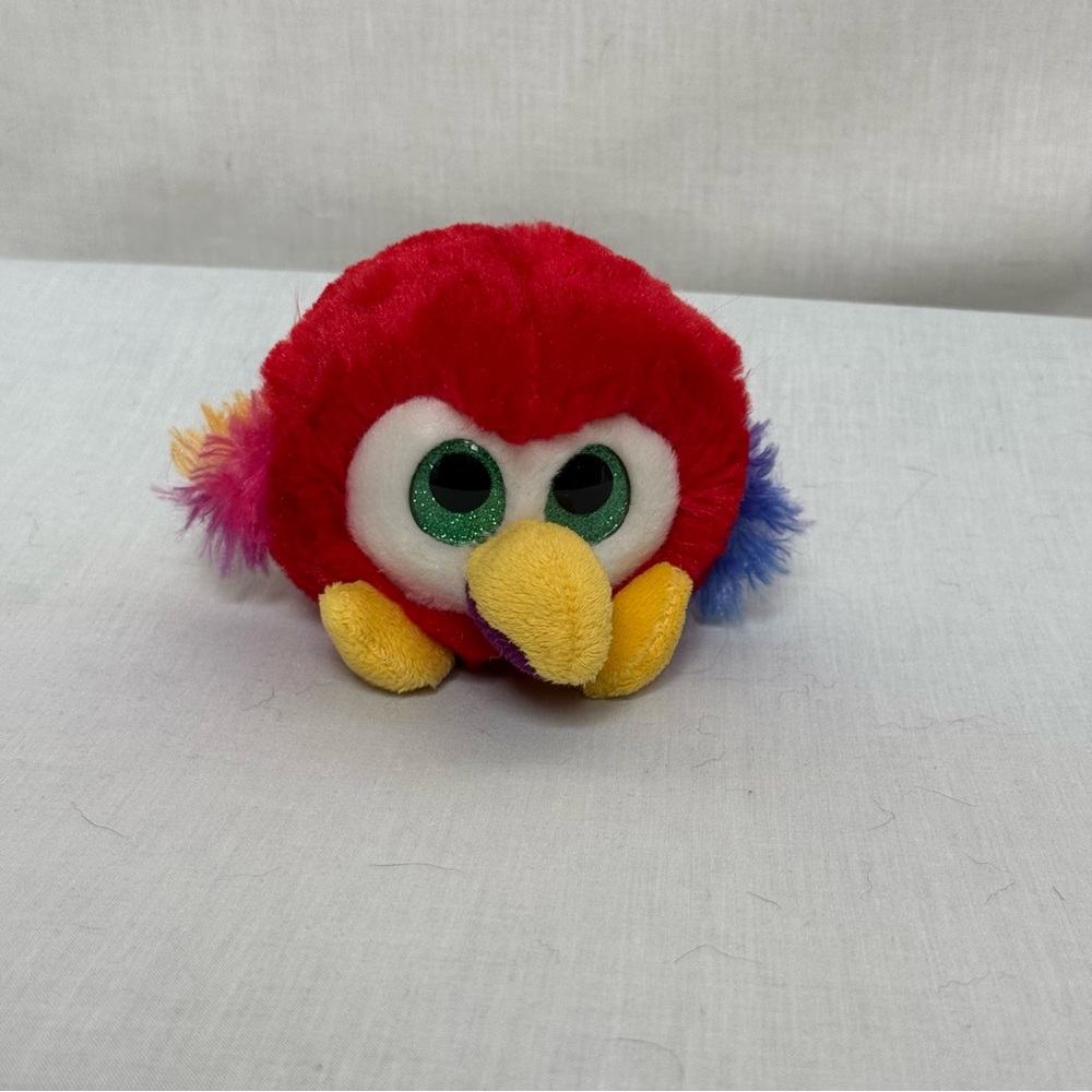 Fiesta Ruby Cubies Parrot Plush Toy 4.5” Colorful Bird Stuffed Animal 🦜
